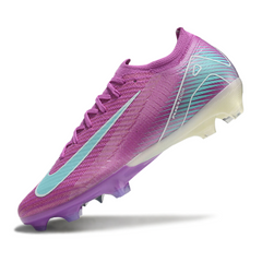 Chuteira Campo Nike Air Zoom Mercurial Vapor 16 Elite FG Roxa e Azul Claro