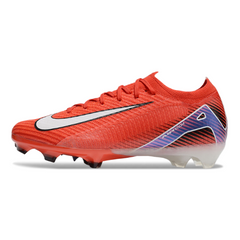 Botas de fútbol Nike Air Zoom Mercurial Vapor 16 Elite FG Superfly rojas y negras