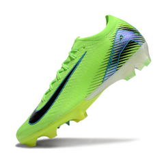 Chuteira Campo Nike Air Zoom Mercurial Vapor 16 Elite FG Verde e Azul Claro