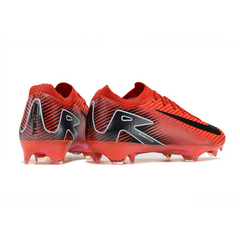 Chuteira Campo Nike Air Zoom Mercurial Vapor 16 Elite FG Vermelha e Preta - VENI Futebol