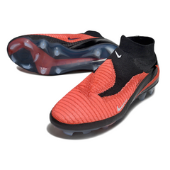 Chuteira Campo Nike Phantom 6 DF Elite Preta e Vermelha