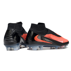 Chuteira Campo Nike Phantom 6 DF Elite Preta e Vermelha