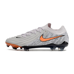 Chuteira Campo Nike Phantom GX2 Elite FG Cinza e Laranja