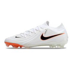 Chuteira Campo Nike Phantom GX2 Elite FG Branca e Laranja