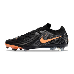 Chuteira Campo Nike Phantom GX2 Elite FG Preta e Laranja