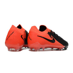 Chuteira Campo Nike Phantom GX2 Elite FG Preta e Vermelha