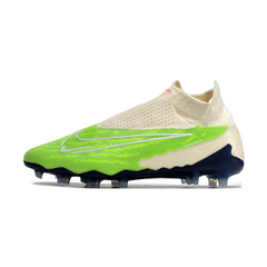 Chuteira Campo Nike Phantom GX Elite DF FG Verde e Branca