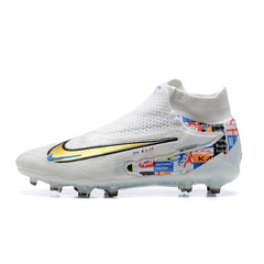 Chuteira Campo Nike Phantom GX Elite DF FG Kane Branca