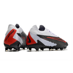 Chuteira Campo Nike Phantom GX Elite FG Preta, Branca e Vermelha - VENI Futebol