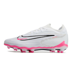 Chuteira Campo Nike Phantom GX Elite FG Branca e Rosa