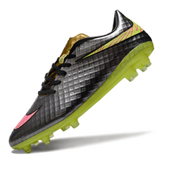 Botas de fútbol Nike Phantom Hypervenom Elite FG en gris, dorado y rosa