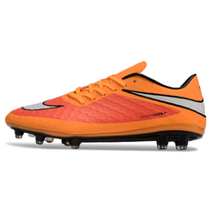 Botas de fútbol Nike Phantom Hypervenom Elite FG naranja y rojo