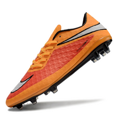 Botas de fútbol Nike Phantom Hypervenom Elite FG naranja y rojo