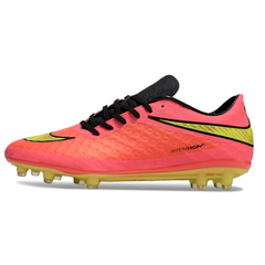 Botas de fútbol Nike Phantom Hypervenom Elite FG rosas y verdes