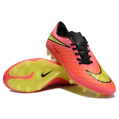 Botas de fútbol Nike Phantom Hypervenom Elite FG rosas y verdes