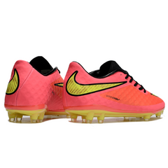 Botas de fútbol Nike Phantom Hypervenom Elite FG rosas y verdes