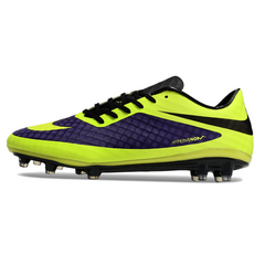 Botas de fútbol Nike Phantom Hypervenom Elite FG verde y morado