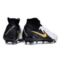 Chuteira Campo Nike Phantom Luna 2 Elite FG Branca e Preta - VENI Futebol