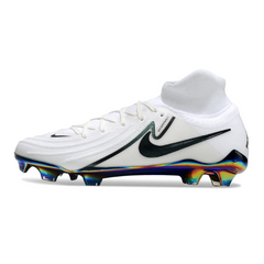 Chuteira Campo Nike Phantom Luna 2 Elite FG Branca e Verde