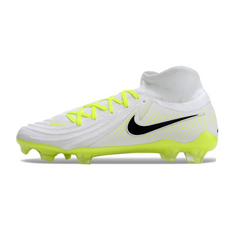 Chuteira Campo Nike Phantom Luna 2 Elite FG Branca e Verde