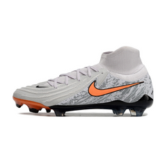 Chuteira Campo Nike Phantom Luna 2 Elite FG Cinza e Laranja