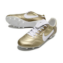 Chuteira Campo Nike Premier 3 FG Dourada - VENI Futebol