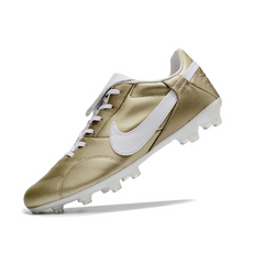 Chuteira Campo Nike Premier 3 FG Dourada - VENI Futebol