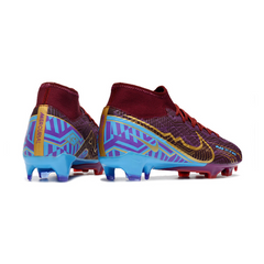 Chuteira Campo Nike Zoom Mercurial Superfly 9 Academy FG Mbappe Roxa Pack - VENI Futebol