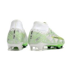 Chuteira Campo Nike Zoom Mercurial Superfly 9 Academy FG Prata e Verde - VENI Futebol