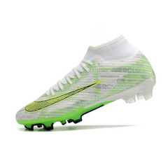 Chuteira Campo Nike Zoom Mercurial Superfly 9 Academy FG Prata e Verde - VENI Futebol