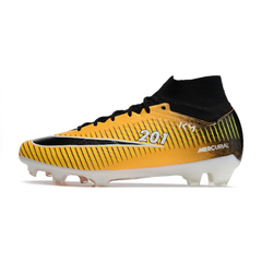 Chuteira Campo Nike Zoom Mercurial Superfly 9 Elite FG Amarela e Preta