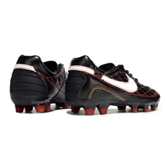 Chuteira Campo Nike Tiempo R10 Legend Elite FG Preta, Vermelha e Branca