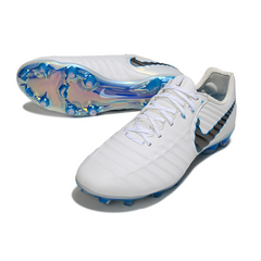 Botas de fútbol Nike Tiempo R10 Legend Elite FG rojas y blancas