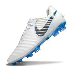 Botas de fútbol Nike Tiempo R10 Legend Elite FG rojas y blancas