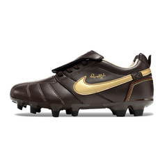 Nike Tiempo R10 Legend Elite FG Football Boots Brown and Gold