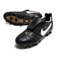 Botas de fútbol Nike Tiempo R10 Legend Elite FG en blanco y negro