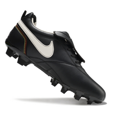 Nike Tiempo R10 Legend Elite FG Black and White Football Boots