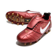 Nike Tiempo R10 Legend Elite FG Red and White Football Boots