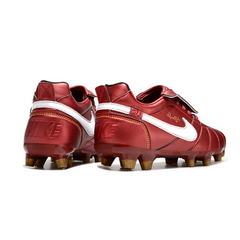 Nike Tiempo R10 Legend Elite FG Red and White Football Boots