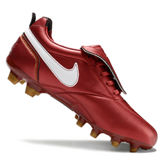 Nike Tiempo R10 Legend Elite FG Red and White Football Boots