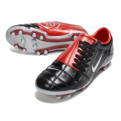 Chuteira Campo Nike Total 90 III FG Vermelha e Preta