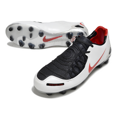 Chuteira Campo Nike Total 90 Laser Elite FG Branca e Preta