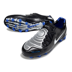 Chuteira Campo Nike Total 90 Laser Elite FG Preta e Cinza