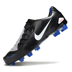 Chuteira Campo Nike Total 90 Laser Elite FG Preta e Cinza