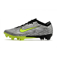 Chuteira Campo Nike Zoom Mercurial Vapor 15 Elite FG Cinza e Verde