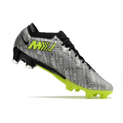 Chuteira Campo Nike Zoom Mercurial Vapor 15 Elite FG Cinza e Verde - VENI Futebol