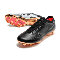 Chuteira Campo Nike Zoom Mercurial Vapor 15 Elite FG Preta, Bronze e Branca - VENI Futebol