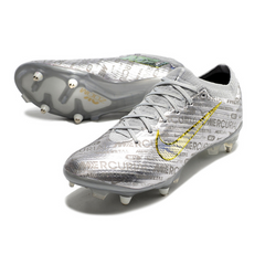 Chuteira Campo Nike Zoom Mercurial Vapor 15 Elite SG Ponta de Aluminio Prata - VENI Futebol