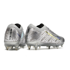 Chuteira Campo Nike Zoom Mercurial Vapor 15 Elite SG Ponta de Aluminio Prata - VENI Futebol