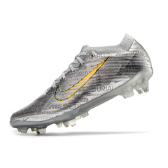 Chuteira Campo Nike Zoom Mercurial Vapor 15 Elite SG Ponta de Aluminio Prata - VENI Futebol